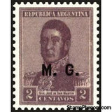 Argentina 1918 José Francisco de San Martín (1778-1850), ovpt. "M.G."