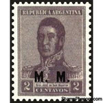 Argentina 1918 Josè Francisco de San Martin (1778-1850), ovpt. “M.M.”