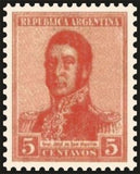 Argentina 1918 José Francisco de San Martín (1878-1850)