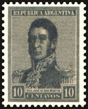 Argentina 1918 José Francisco de San Martín (1878-1850)