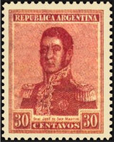 Argentina 1918 José Franscisco de San Martín (1778-1850)