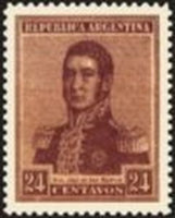 Argentina 1918 José Franscisco de San Martín (1778-1850)