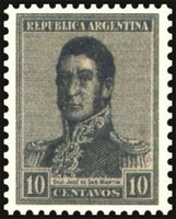 Argentina 1918 José Franscisco de San Martín (1778-1850)