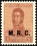 Argentina 1920 José Francisco de San Marftin (1778-1850), ovpt. "M.R.C."