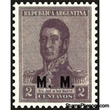 Argentina 1920 Josè Francisco de San Martin (1778-1850), ovpt. “M.M.”