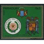 Paraguay 1973 Arms of Paraguay, Spain and Canary Islands