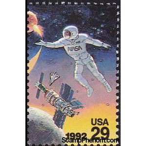 United States of America 1992 Astronaut, Russian Space Station, Russian Space Shuttle