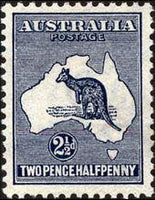 Australia 1913 Kangaroo Set-Stamps-Australia-StampPhenom