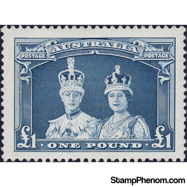 Australia 1938 - King George VI & Queen Elizabeth-Stamps-Australia-Mint-StampPhenom