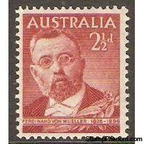 Australia 1948 Sir Ferdinand von Mueller Commemoration-Stamps-Australia-Mint-StampPhenom