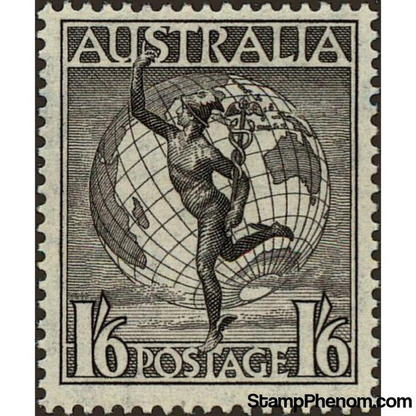 Australia 1949 Hermes and Globe-Stamps-Australia-Mint-StampPhenom
