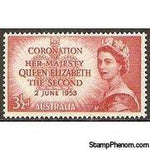 Australia 1953 Queen Elizabeth Coronation-Stamps-Australia-Mint-StampPhenom