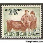 Australia 1953 Young Farmers Clubs-Stamps-Australia-Mint-StampPhenom