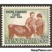 Australia 1953 Young Farmers Clubs-Stamps-Australia-Mint-StampPhenom