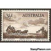 Australia 1955 Mail-coach Pioneers-Stamps-Australia-Mint-StampPhenom