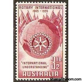 Australia 1955 Rotary International-Stamps-Australia-Mint-StampPhenom