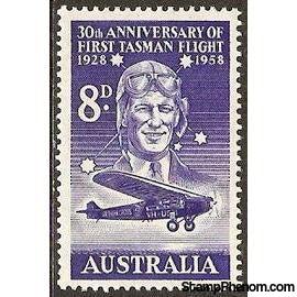 Australia 1958 Air Crossing of Tasmanian Sea-Stamps-Australia-Mint-StampPhenom