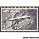 Australia 1958 "Round the World" Air Service-Stamps-Australia-Mint-StampPhenom