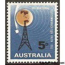 Australia 1965 I T U Centenary-Stamps-Australia-Mint-StampPhenom