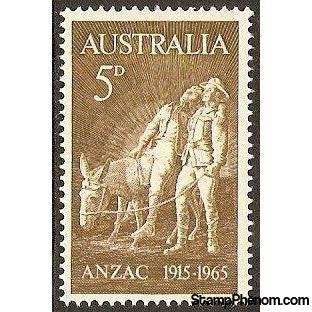 Australia 1965 Simpson and His Donkey by Wallace Anderson-Stamps-Australia-Mint-StampPhenom
