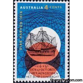 Australia 1966 Dirk Hartog's Landing in Australia Anniversary-Stamps-Australia-Mint-StampPhenom