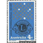 Australia 1967 Lions International 50th Anniversary-Stamps-Australia-Mint-StampPhenom