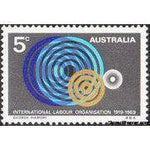 Australia 1969 International Labour Organisation Anniversary-Stamps-Australia-Mint-StampPhenom