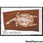 Australia 1971 Longnecked Tortoise, Painted on Bark-Stamps-Australia-Mint-StampPhenom