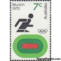 Australia 1972 Olympic Games - Munich-Stamps-Australia-Mint-StampPhenom