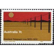 Australia 1972 Overground Telegraph Line Centenary-Stamps-Australia-Mint-StampPhenom