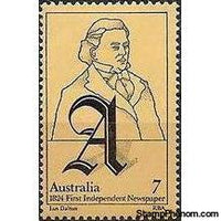 Australia 1974 150th Anniversary of "The Australian" 1st Independent Newspaper-Stamps-Australia-Mint-StampPhenom