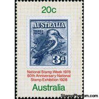 Australia 1978 National Stamp Week. The 1928 Kookaburra-Stamps-Australia-Mint-StampPhenom