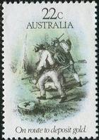 Australia 1981 Gold Rush Sketches-Stamps-Australia-Mint-StampPhenom