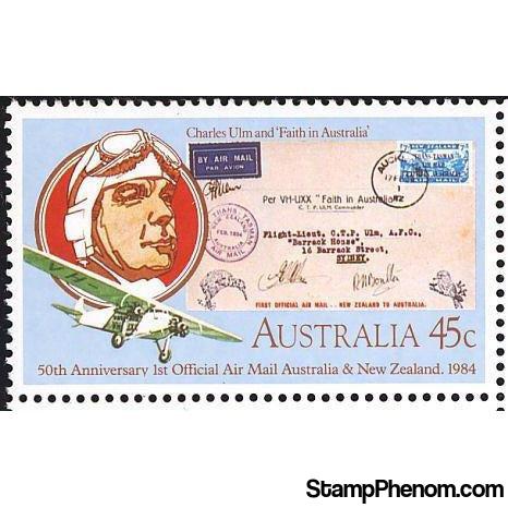 Australia 1984 50th Anniversary of 1st Official Airmail Service-Stamps-Australia-Mint-StampPhenom