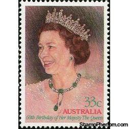 Australia 1986 Queen's 60th Birthday-Stamps-Australia-Mint-StampPhenom