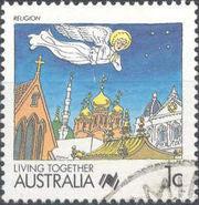 Australia 1988 Living Together - Cartoons-Stamps-Australia-Mint-StampPhenom