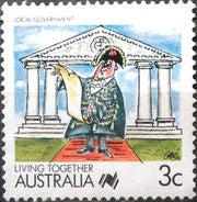 Australia 1988 Living Together - Cartoons-Stamps-Australia-Mint-StampPhenom