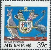 Australia 1988 Living Together - Cartoons-Stamps-Australia-Mint-StampPhenom