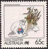 Australia 1988 Living Together - Cartoons-Stamps-Australia-Mint-StampPhenom