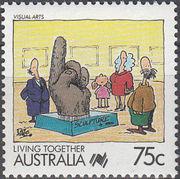 Australia 1988 Living Together - Cartoons-Stamps-Australia-Mint-StampPhenom