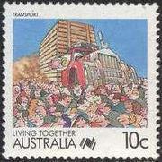 Australia 1988 Living Together - Cartoons-Stamps-Australia-Mint-StampPhenom