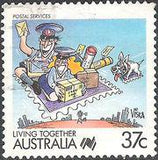 Australia 1988 Living Together - Cartoons-Stamps-Australia-Mint-StampPhenom