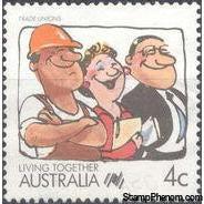 Australia 1988 Living Together - Cartoons-Stamps-Australia-Mint-StampPhenom