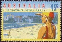 Australia 1994 Lifesaving Australia, Centenary-Stamps-Australia-Mint-StampPhenom