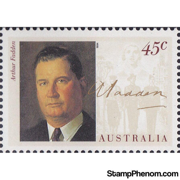 Australia 1994 Wartime Prime Ministers-Stamps-Australia-Mint-StampPhenom