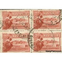 Australia Block of 4 Lot 113 , 4 stamps