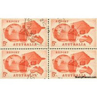 Australia Block of 4 Lot 14 , 4 stamps