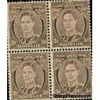 Australia Block of 4 Lot 25 , 4 stamps