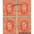 Australia Block of 4 Lot 31 , 4 stamps