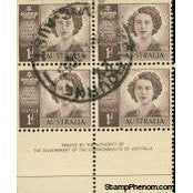 Australia Block of 4 Lot 32 , 4 stamps